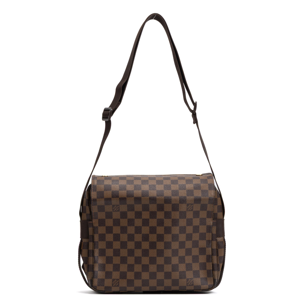 Shoulder Bag Naviglio Brown Damier Ebene