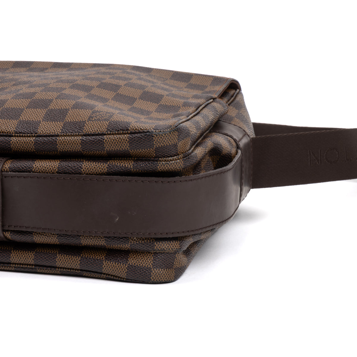 Shoulder Bag Naviglio Brown Damier Ebene