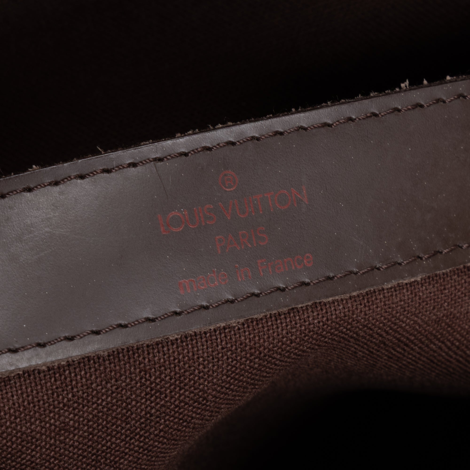 Shoulder Bag Naviglio Brown Damier Ebene