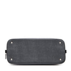 Handbag Front Pocket Dome Beige Nova Check Canvas