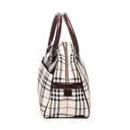 Handbag Boston Bag Beige Nova Check Canvas