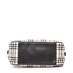 Handbag Boston Bag Beige Nova Check Canvas