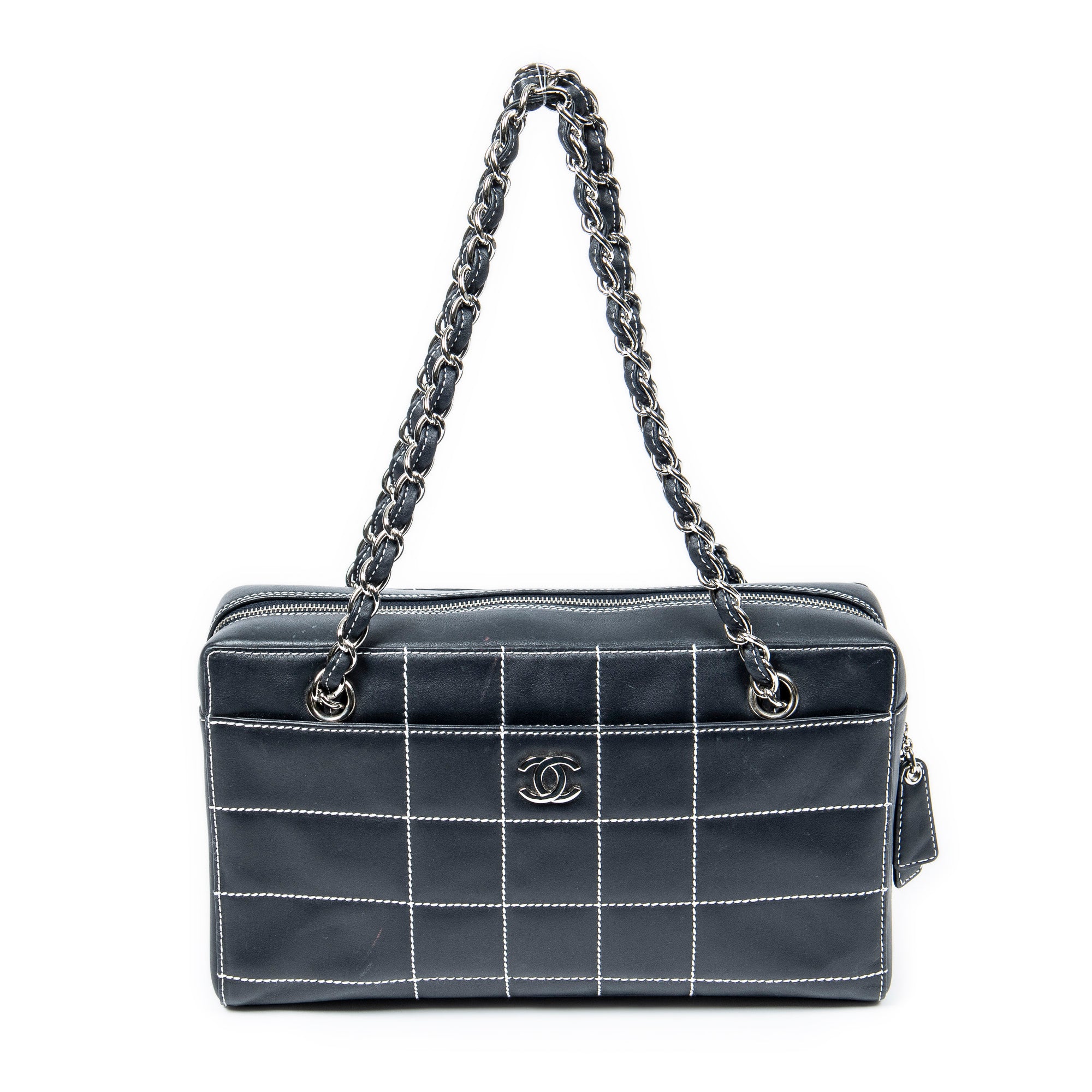 Shoulder Bag Wild Stitch Camera Bag Black Wild Stitch Quilted Lambskin Leather