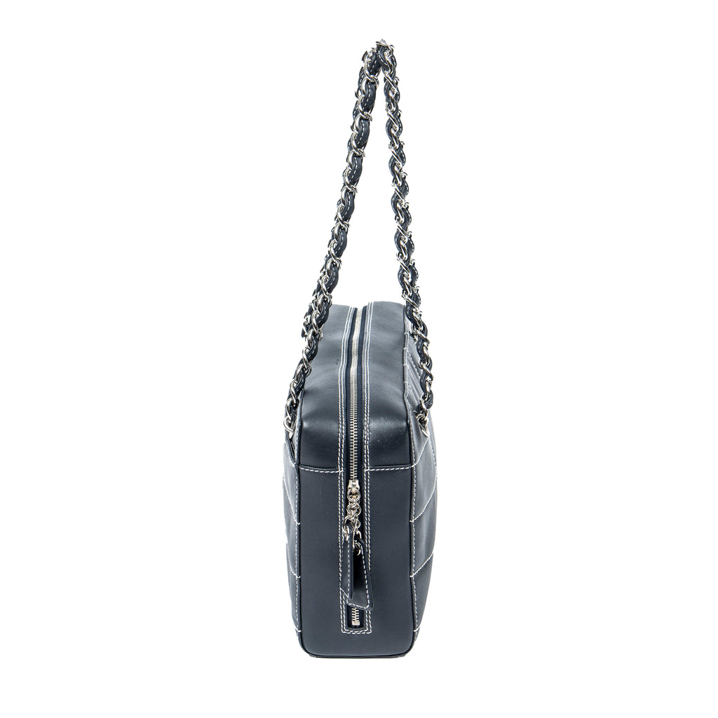 Shoulder Bag Wild Stitch Camera Bag Black Wild Stitch Quilted Lambskin Leather