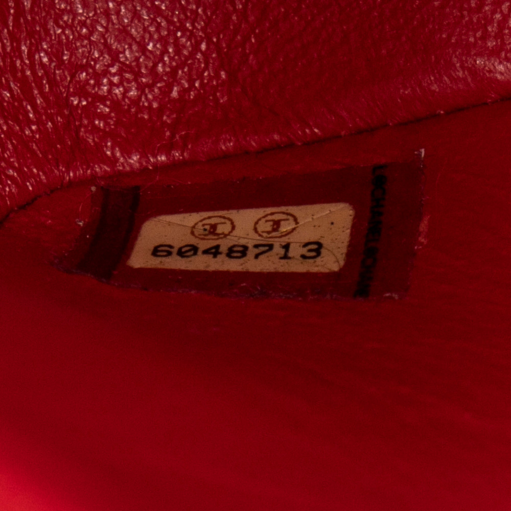 Shoulder Bag Mini Square Single Flap Red Quilted Patent Leather