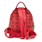 Backpack Mini Side Studded Stark Backpack Fuchsia Visetos Coated Canvas