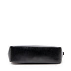 Shoulder Bag Horizontal Tote Black Haymarket Check Canvas