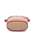 Shoulder Bag Ltd. Ed. Gucci x Doraemon Mini Bucket Crossbody Brown Microguccissima Coated Canvas