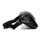 Shoulder Bag Everyday Belt Bag Black Calfskin Leather