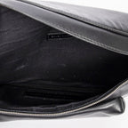 Shoulder Bag Everyday Belt Bag Black Calfskin Leather