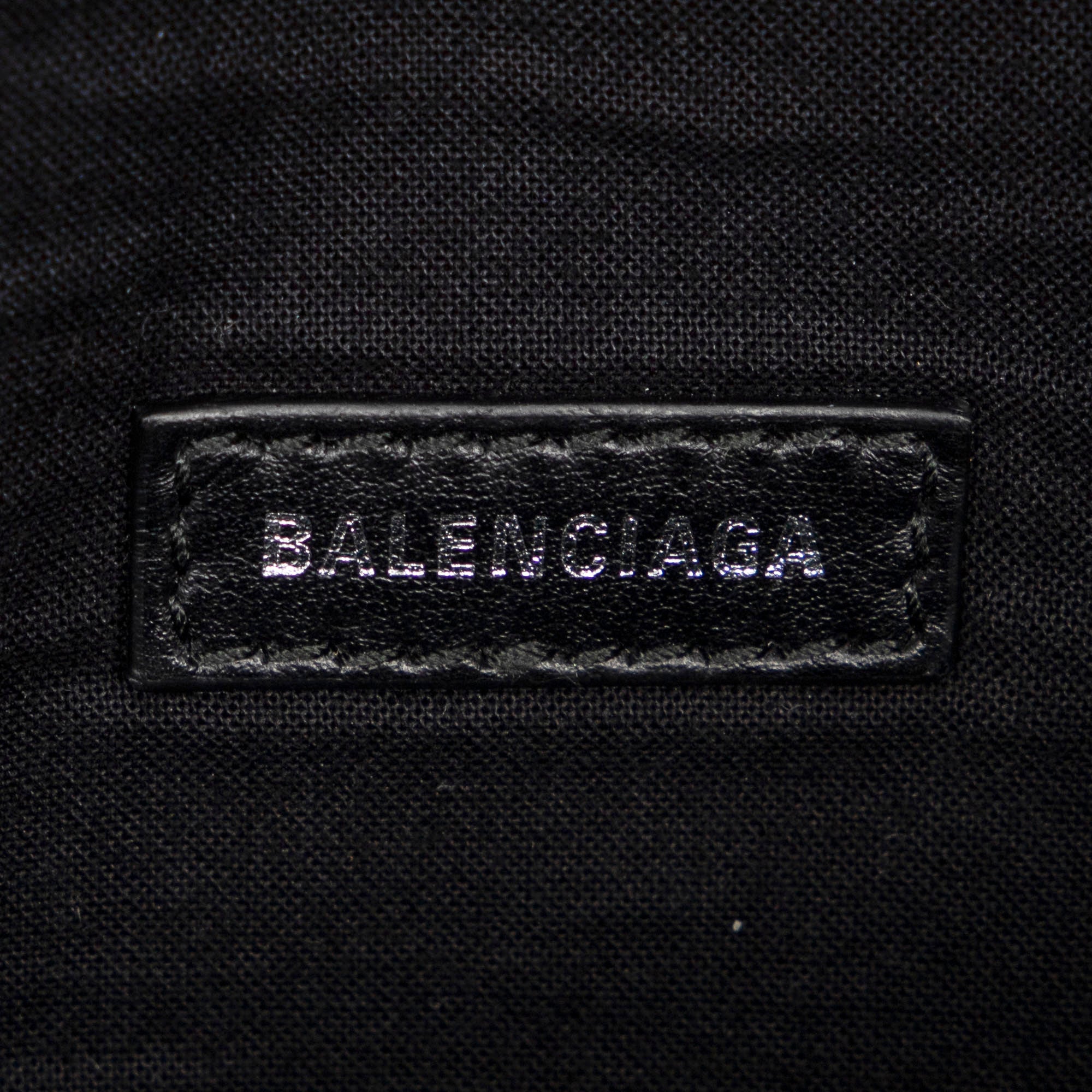 Shoulder Bag Everyday Belt Bag Black Calfskin Leather