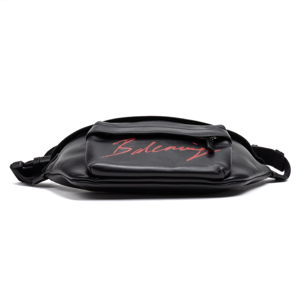 Shoulder Bag Everyday Belt Bag Black Calfskin Leather