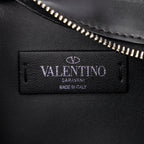 Shoulder Bag Ltd. Ed. Valentino x Emilio Villalba VLTN Belt Bag Black Printed Smooth Leather