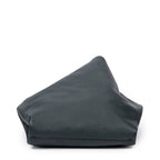Shoulder Bag Large Eyelet Grommet Hobo Bag Dark Green Calfskin Leather