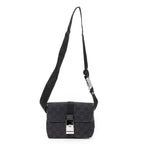 Shoulder Bag Mini Belt Bag Black Monogrammed Canvas