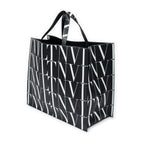 Shoulder Bag Large VLTN Times Tote Black Logo Print Smooth Leather