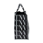 Shoulder Bag Large VLTN Times Tote Black Logo Print Smooth Leather