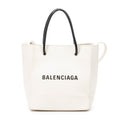 Shoulder Bag XXS Shopping Tote Ivory Grained Leather
