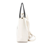 Shoulder Bag XXS Shopping Tote Ivory Grained Leather