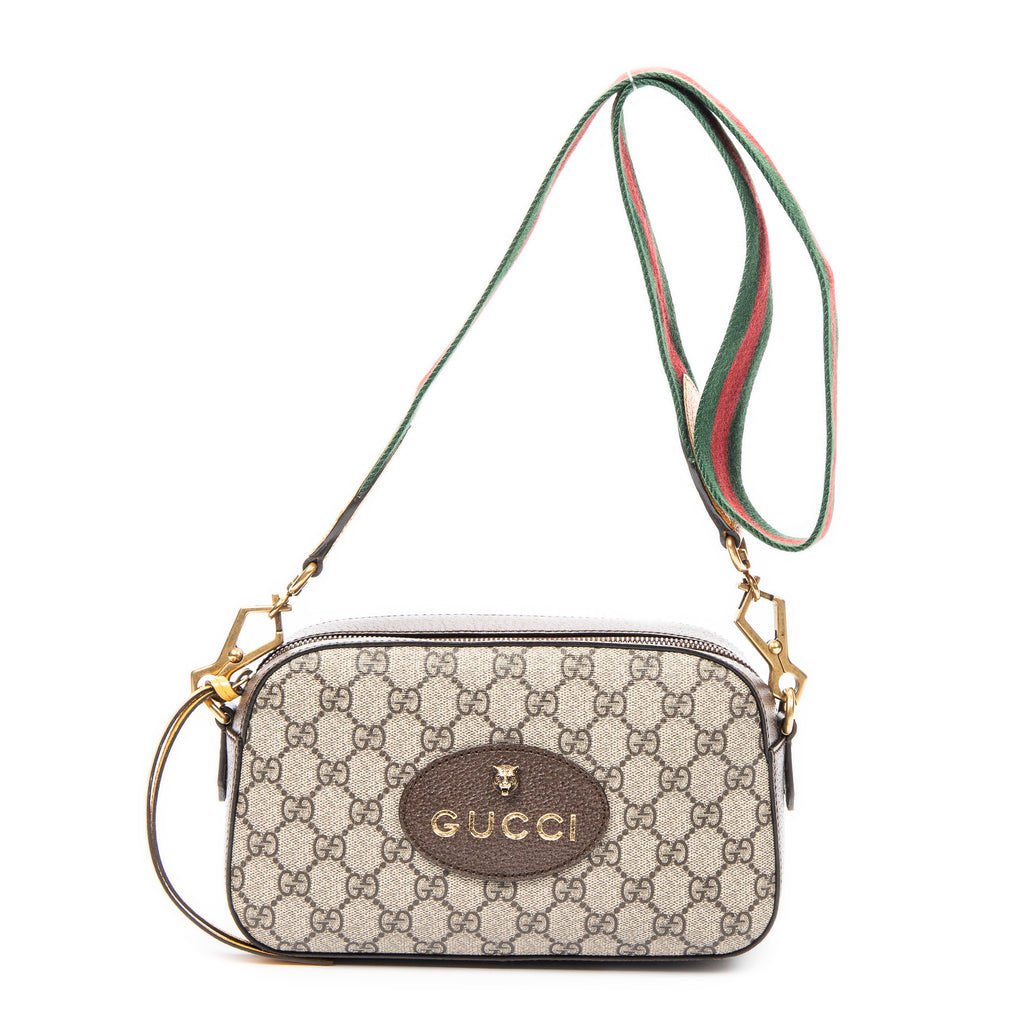 Shoulder Bag Neo Vintage Messenger Beige Supreme Coated Canvas