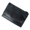 Handbag M Navy Clip Pouch Black Calfskin Leather