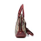 Burberry - Sac bowling Orchard - Beige/Rouge