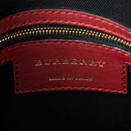 Burberry - Sac bowling Orchard - Beige/Rouge