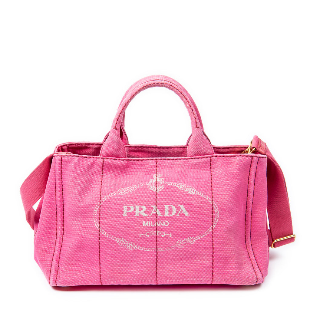 Shoulder Bag Medium Canapa Tote Fuchsia Pink Canapa Canvas