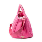 Shoulder Bag Medium Canapa Tote Fuchsia Pink Canapa Canvas