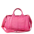 Shoulder Bag Medium Canapa Tote Fuchsia Pink Canapa Canvas