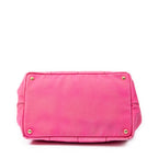 Shoulder Bag Medium Canapa Tote Fuchsia Pink Canapa Canvas