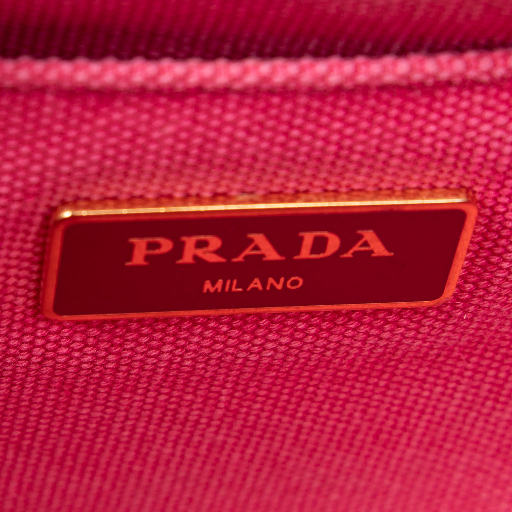 Shoulder Bag Medium Canapa Tote Fuchsia Pink Canapa Canvas