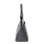 Shoulder Bag CC Timeless Medallion Tote Black Quilted Caviar Leather