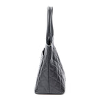 Shoulder Bag CC Timeless Medallion Tote Black Quilted Caviar Leather