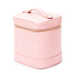 Shoulder Bag CC Vanity Case Pink Caviar Leather