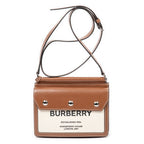 Bolso de hombro mini Horseferry Bag Lona con estampado Horseferry Beige