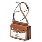 Bolso de hombro mini Horseferry Bag Lona con estampado Horseferry Beige