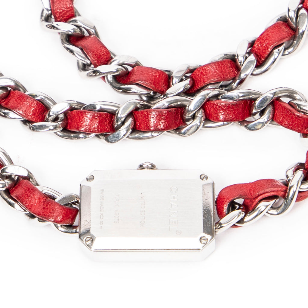 Reloj Première Rock de piel de becerro roja
