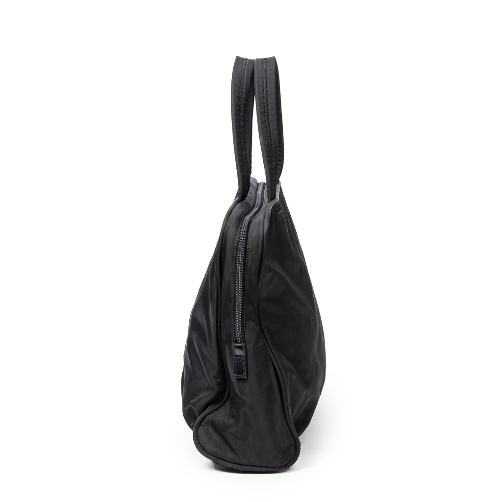 Handbag Vintage Laptop Bag Black Nylon Canvas