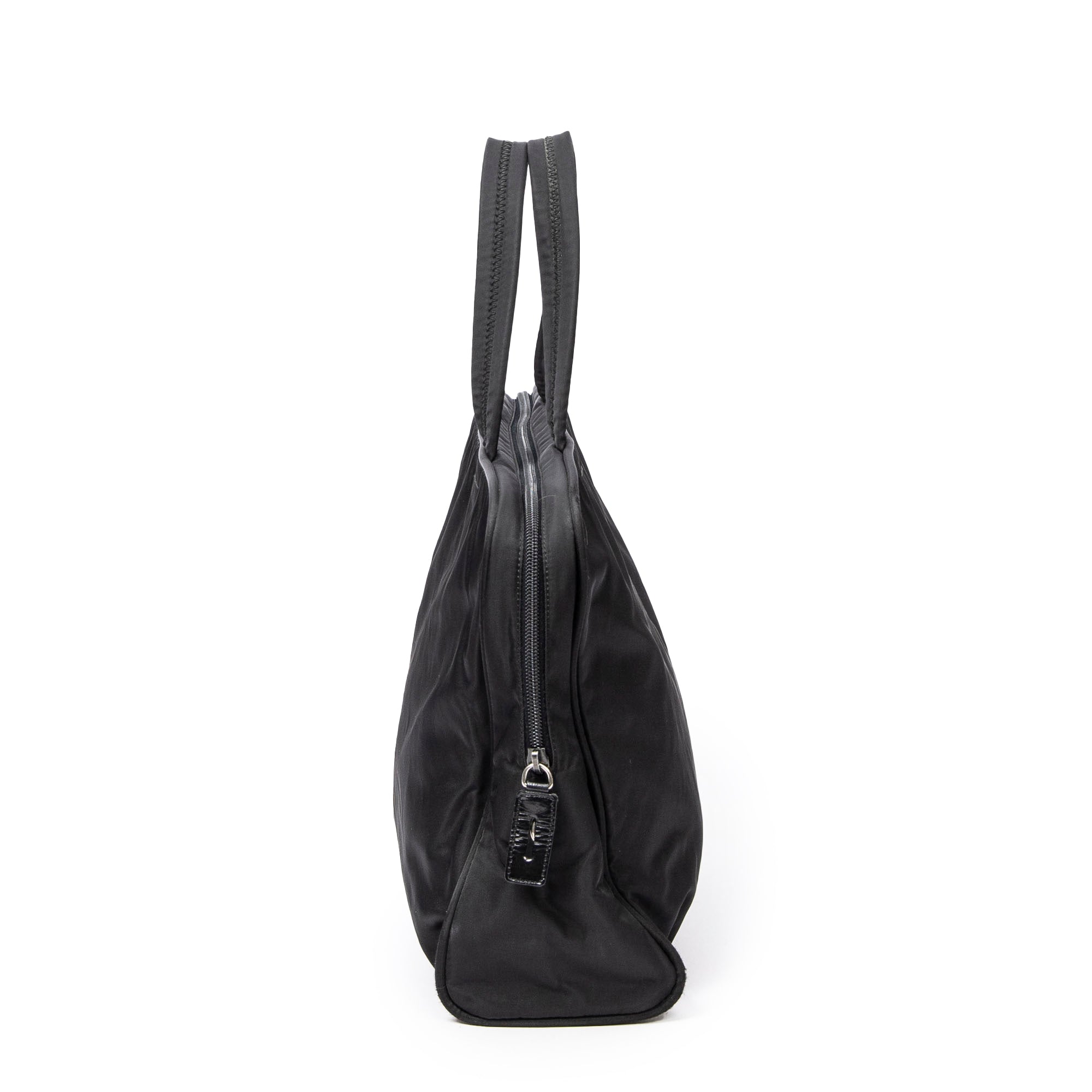 Handbag Vintage Laptop Bag Black Nylon Canvas