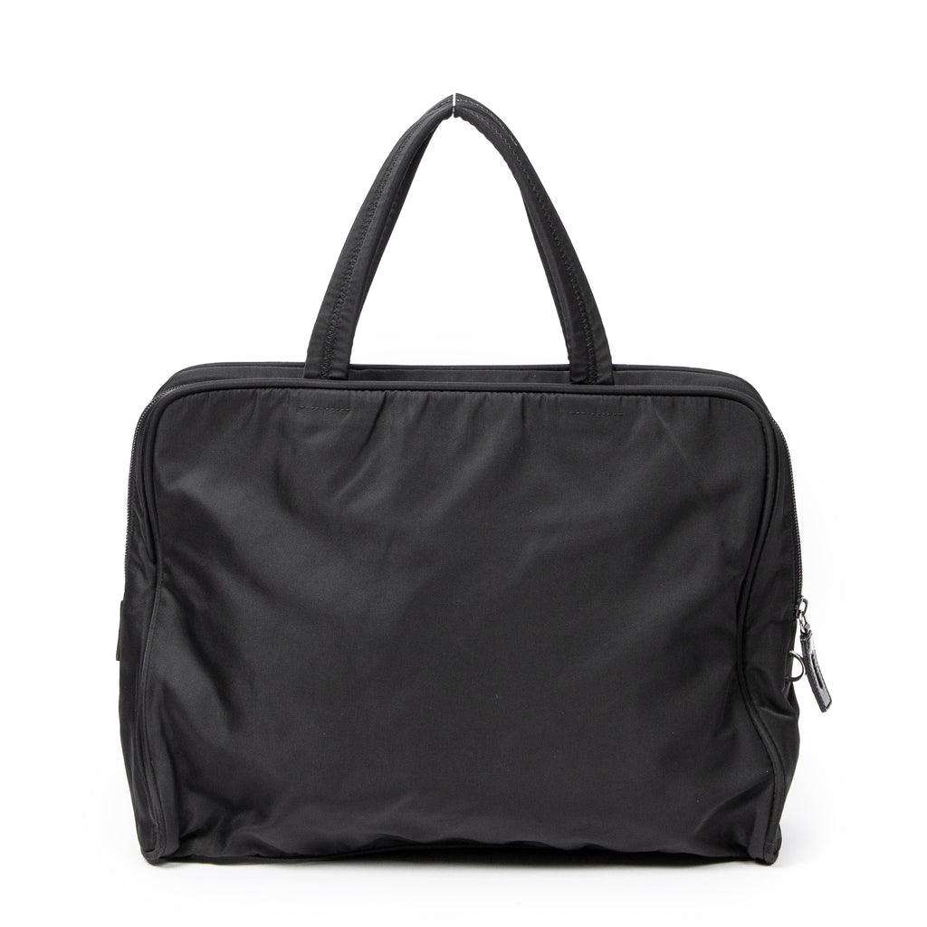 Handbag Vintage Laptop Bag Black Nylon Canvas