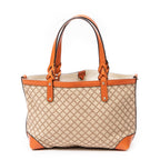Shoulder Bag Small Craft Tote Beige Diamante Canvas