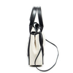 Handbag XS Navy Cabas Ivory Canvas