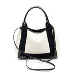 Handbag XS Navy Cabas Ivory Canvas