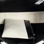 Handbag XS Navy Cabas Ivory Canvas