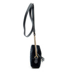 Shoulder Bag GG Mini Marmont Marquise Crystal Shoulder Bag Black Velvet Canvas