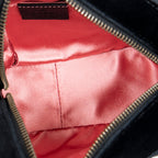 Shoulder Bag GG Mini Marmont Marquise Crystal Shoulder Bag Black Velvet Canvas