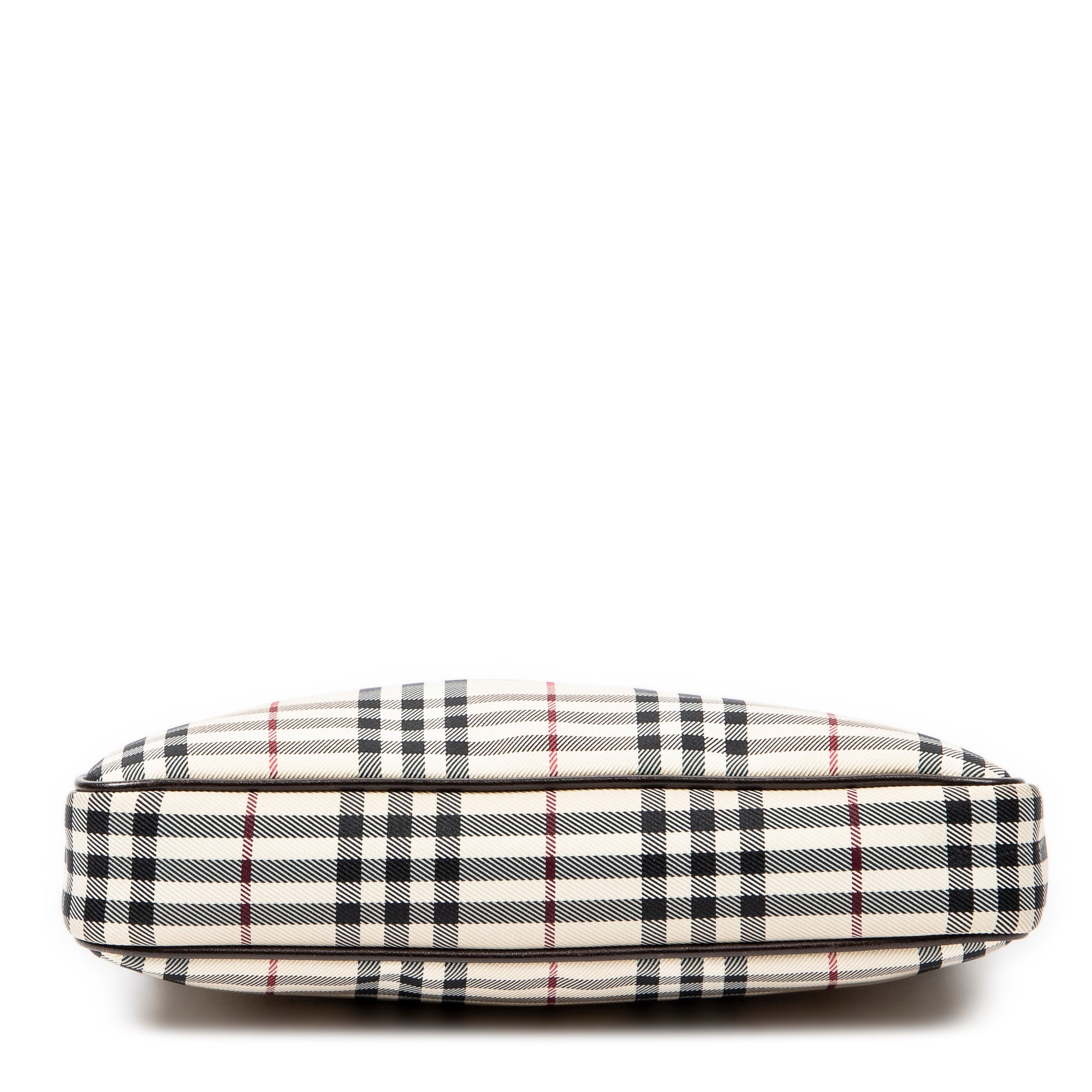 Bandolera con cremallera Lona Nova Check Beige