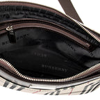 Bandolera con cremallera Lona Nova Check Beige