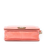 Shoulder Bag Medium Boy Light Pink Shearling Lambskin Leather